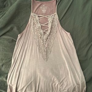 Ae lace tank